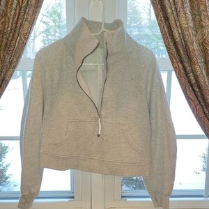 lululemon athletica Gray Half-Zip Sweatshirt